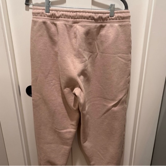 Rare Jordan Flight Women Washed Fleece Ankle Joggers Pants Light Pink Size Large - Picture 4 of 9